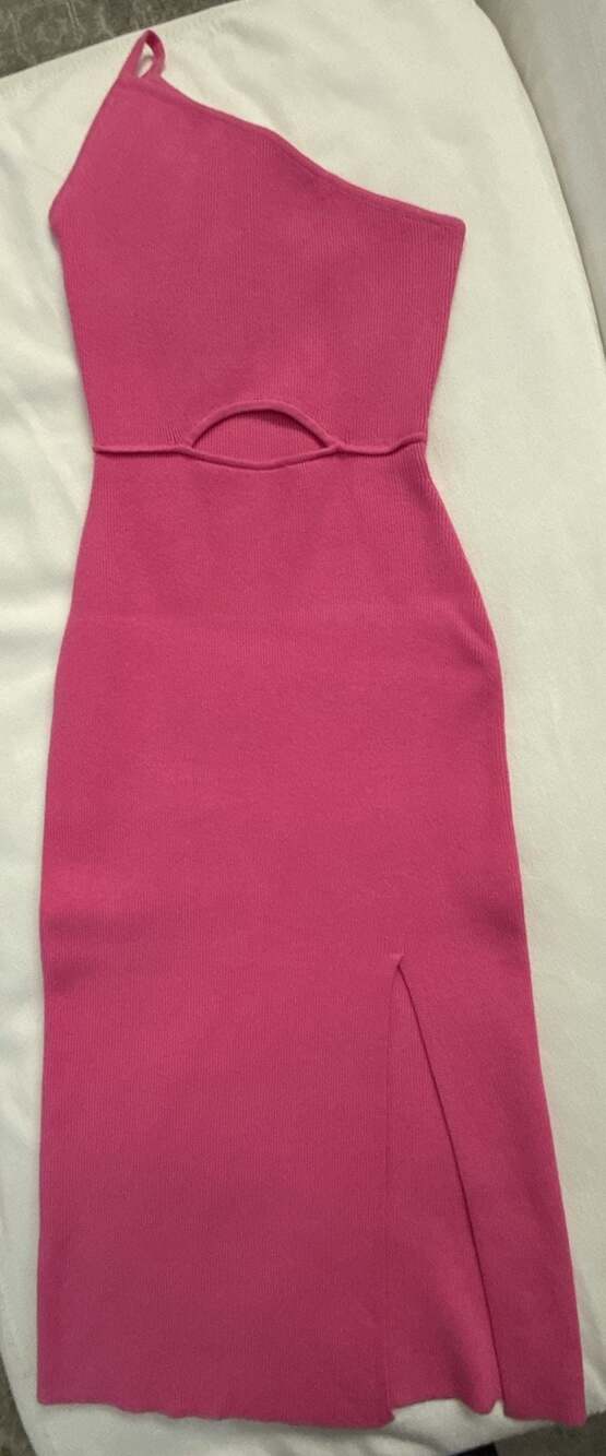 Petal and Pup Women's Stassie Sweater Dress Fuscia Pink S